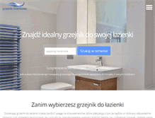 Tablet Screenshot of grzejniki-lazienkowe.pl